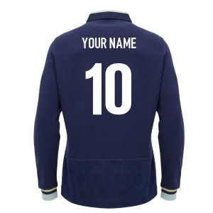 2026-2027 Scotland Rugby LS Cotton Home Shirt (Your Name)