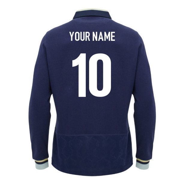 2026-2027 Scotland Rugby LS Cotton Home Shirt (Your Name)