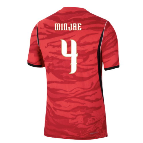 2026-2027 South Korea Aero-Fit Authentic Home Shirt (Minjae 4)