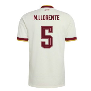 2026-2027 Spain Authentic Away Shirt (M.Llorente 5)