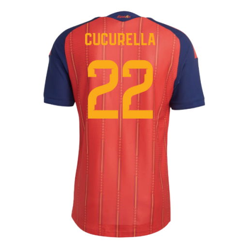 2026-2027 Spain Authentic Home Shirt (Cucurella 22)