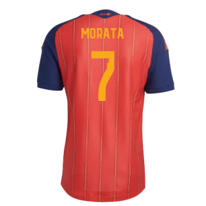 2026-2027 Spain Authentic Home Shirt (Morata 7)