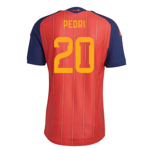 2026-2027 Spain Authentic Home Shirt (Pedri 20)