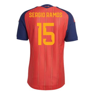 2026-2027 Spain Authentic Home Shirt (Sergio Ramos 15)
