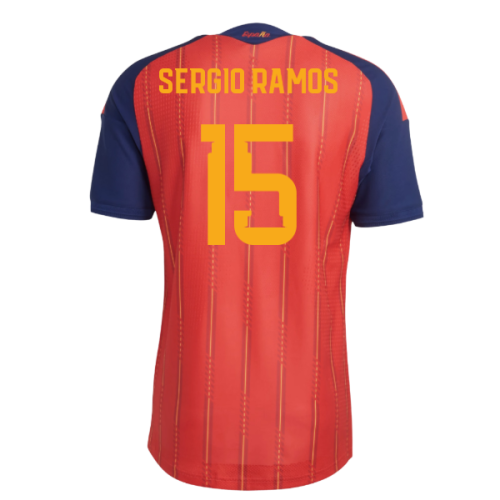 2026-2027 Spain Authentic Home Shirt (Sergio Ramos 15)