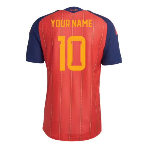 2026-2027 Spain Authentic Home Shirt (Your Name)