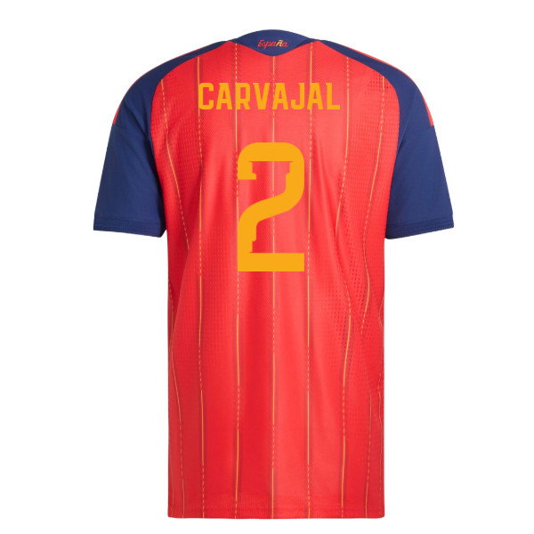 2026-2027 Spain Authentic Home WC WINNERS Shirt (Carvajal 2)