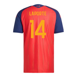 2026-2027 Spain Authentic Home WC WINNERS Shirt (Laporte 14)