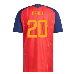 2026-2027 Spain Authentic Home WC WINNERS Shirt (Pedri 20)