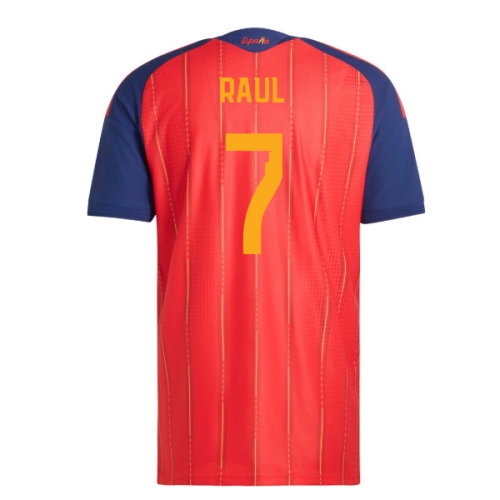 2026-2027 Spain Authentic Home WC WINNERS Shirt (Raul 7)