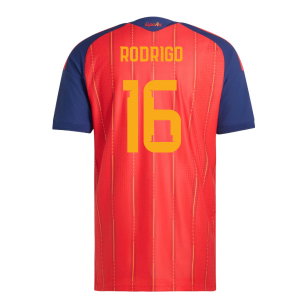 2026-2027 Spain Authentic Home WC WINNERS Shirt (Rodrigo 16)