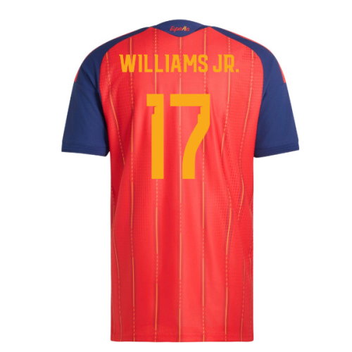 2026-2027 Spain Authentic Home WC WINNERS Shirt (Williams Jr. 17)