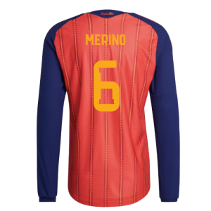 2026-2027 Spain Authentic Long Sleeve Home Shirt (Merino 6)