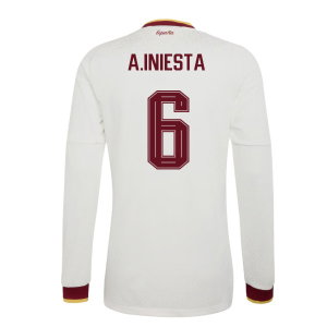 2026-2027 Spain Authentic Long Sleeves Away Shirt (A.Iniesta 6)