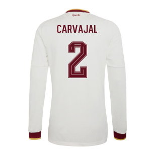 2026-2027 Spain Authentic Long Sleeves Away Shirt (Carvajal 2)