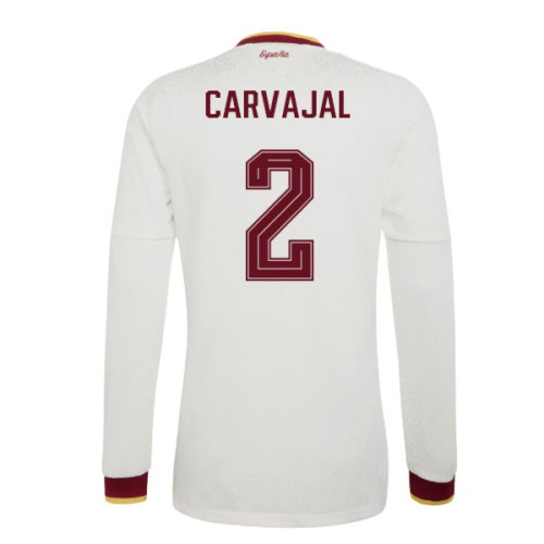 2026-2027 Spain Authentic Long Sleeves Away Shirt (Carvajal 2)