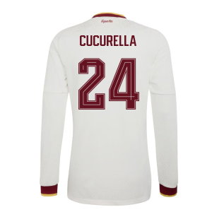 2026-2027 Spain Authentic Long Sleeves Away Shirt (Cucurella 24)