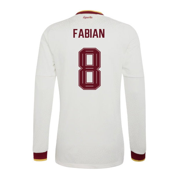 2026-2027 Spain Authentic Long Sleeves Away Shirt (Fabian 8)