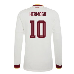 2026-2027 Spain Authentic Long Sleeves Away Shirt (Hermoso 10)