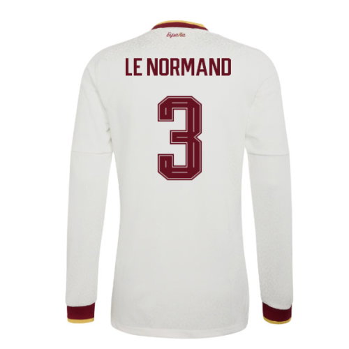 2026-2027 Spain Authentic Long Sleeves Away Shirt (Le Normand 3)