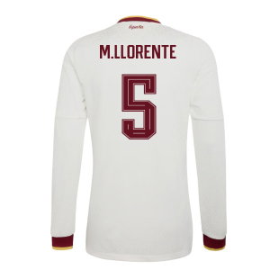 2026-2027 Spain Authentic Long Sleeves Away Shirt (M.Llorente 5)