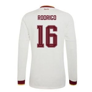 2026-2027 Spain Authentic Long Sleeves Away Shirt (Rodrigo 16)
