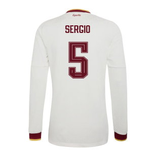 2026-2027 Spain Authentic Long Sleeves Away Shirt (Sergio 5)