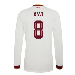 2026-2027 Spain Authentic Long Sleeves Away Shirt (Xavi 8)