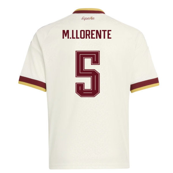 2026-2027 Spain Away Shirt (Kids) (M.Llorente 5)