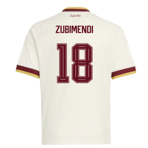 2026-2027 Spain Away Shirt (Kids) (Zubimendi 18)