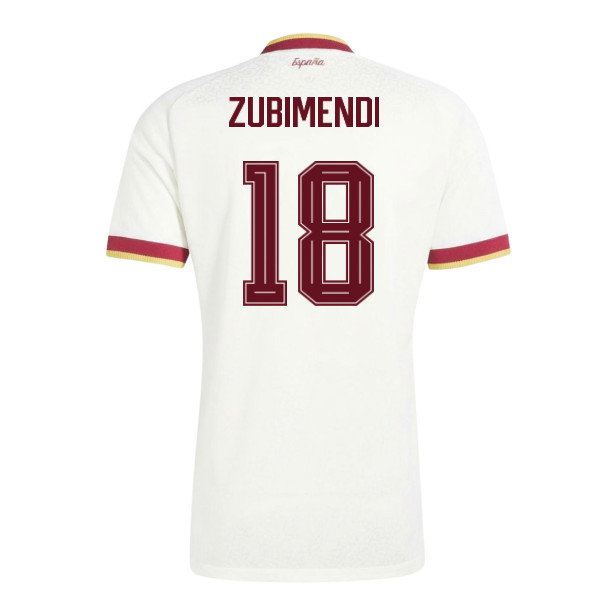2026-2027 Spain Away WC WINNERS Shirt (Zubimendi 18)