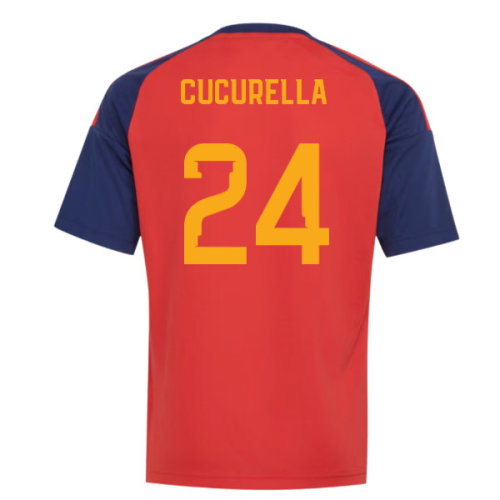 2026-2027 Spain Home Fan Jersey (Kids) (Cucurella 24)