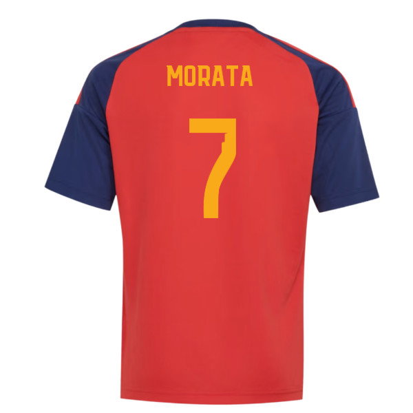 2026-2027 Spain Home Fan Jersey (Kids) (Morata 7)