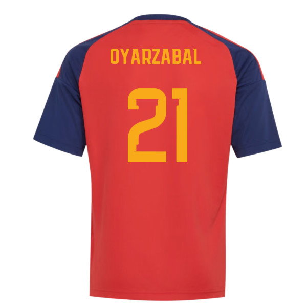 2026-2027 Spain Home Fan Jersey (Kids) (Oyarzabal 21)
