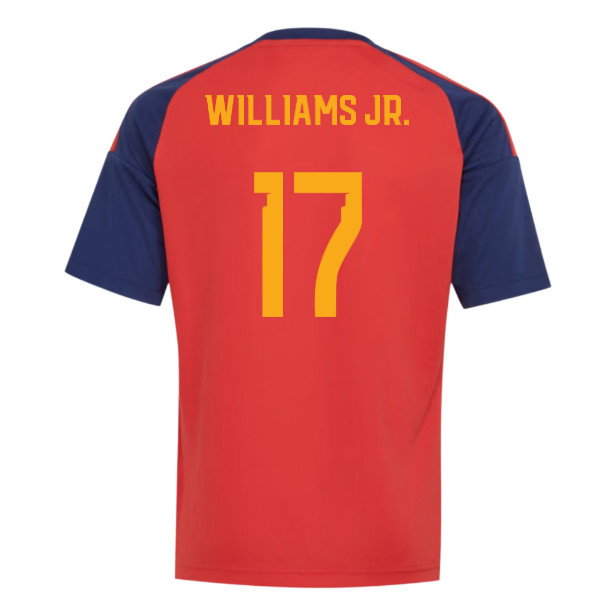 2026-2027 Spain Home Fan Jersey (Kids) (Williams Jr. 17)