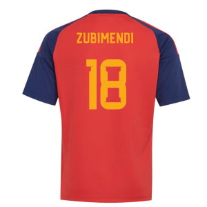 2026-2027 Spain Home Fan Jersey (Kids) (Zubimendi 18)
