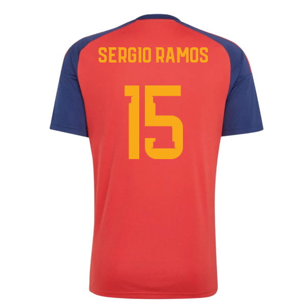 2026-2027 Spain Home Fan Jersey (Sergio Ramos 15)