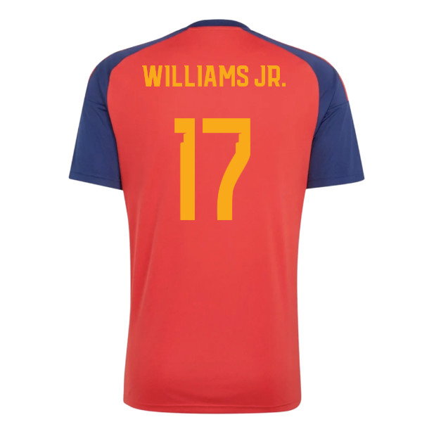 2026-2027 Spain Home Fan Jersey (Williams Jr. 17)