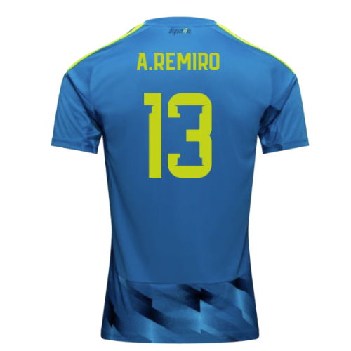 2026-2027 Spain Home Goalkeeper Shirt (Aqua) (A.Remiro 13)
