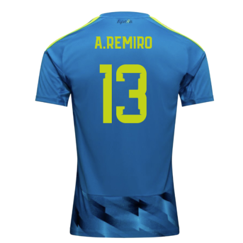 2026-2027 Spain Home Goalkeeper Shirt (Aqua) (A.Remiro 13)