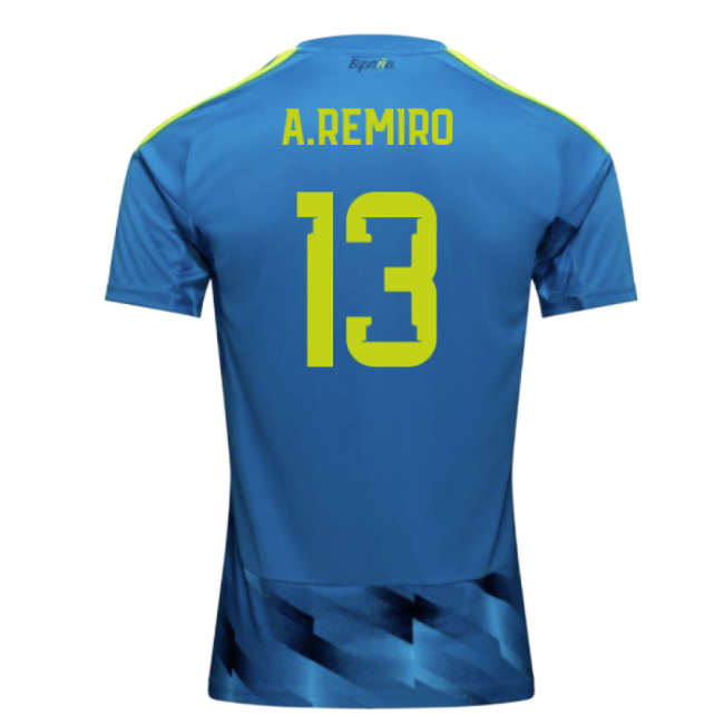 2026-2027 Spain Home Goalkeeper Shirt (Aqua) (A.Remiro 13)
