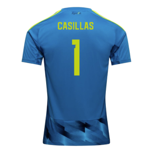 2026-2027 Spain Home Goalkeeper Shirt (Aqua) (Casillas 1)