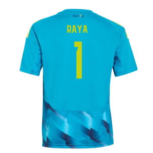 2026-2027 Spain Home Goalkeeper Shirt (Aqua) - Kids (Raya 1)