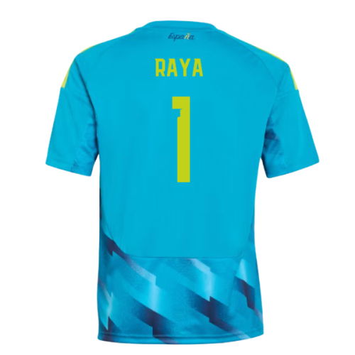 2026-2027 Spain Home Goalkeeper Shirt (Aqua) - Kids (Raya 1)