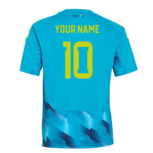 2026-2027 Spain Home Goalkeeper Shirt (Aqua) - Kids