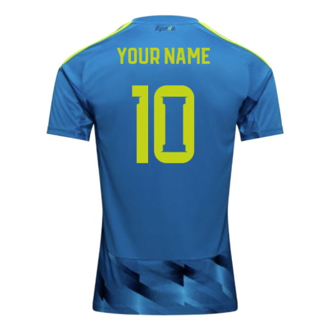 2026-2027 Spain Home Goalkeeper Shirt (Aqua) (Your Name)