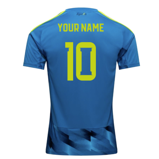 2026-2027 Spain Home Goalkeeper Shirt (Aqua) (Your Name)