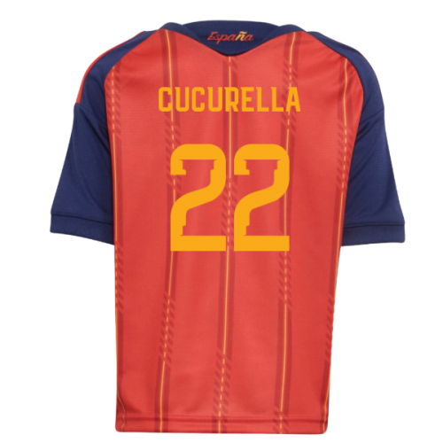 2026-2027 Spain Home Little Kids Mini Kit (Cucurella 22)