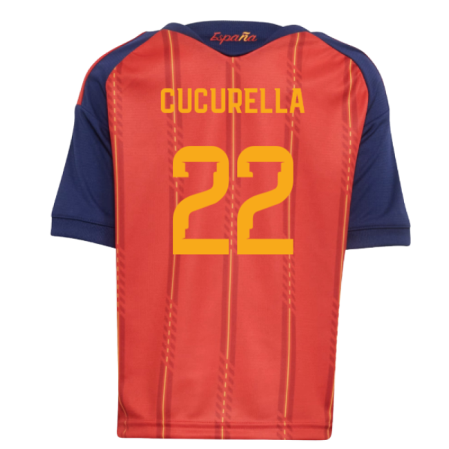 2026-2027 Spain Home Little Kids Mini Kit (Cucurella 22)