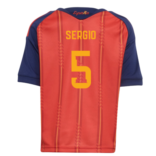 2026-2027 Spain Home Little Kids Mini Kit (Sergio 5)